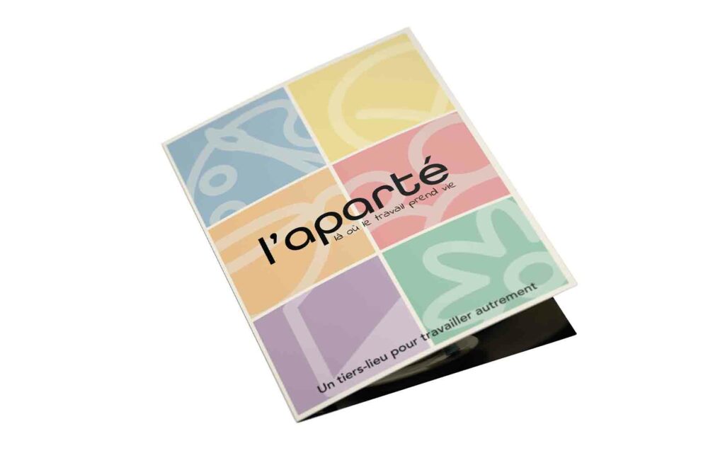Couverture du dépliant de l'aparté